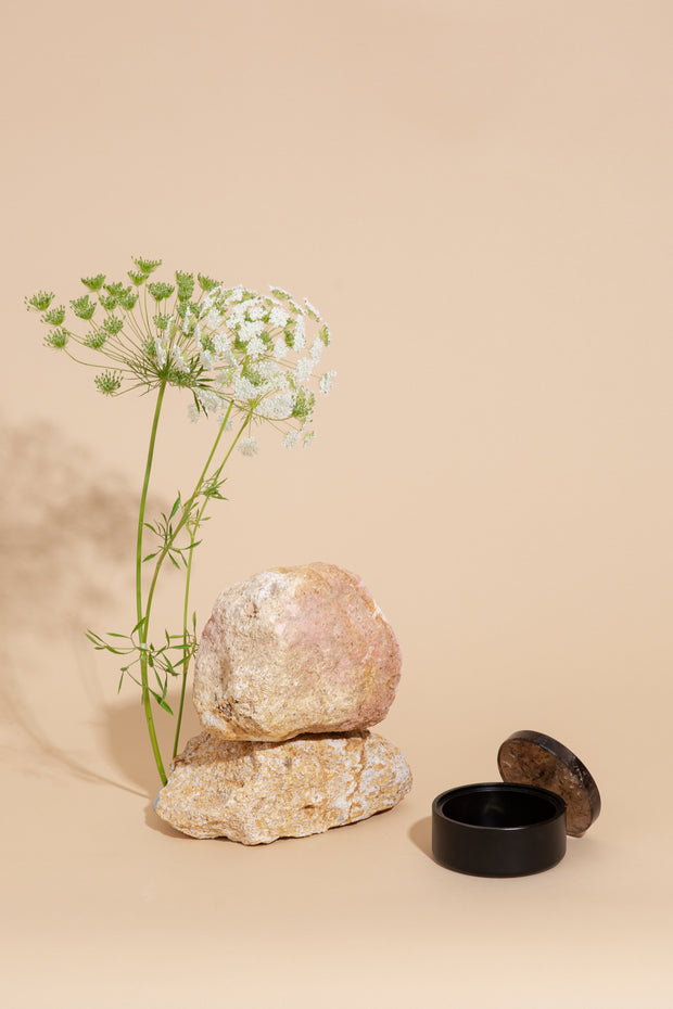 smokey quartz crystal trinket box