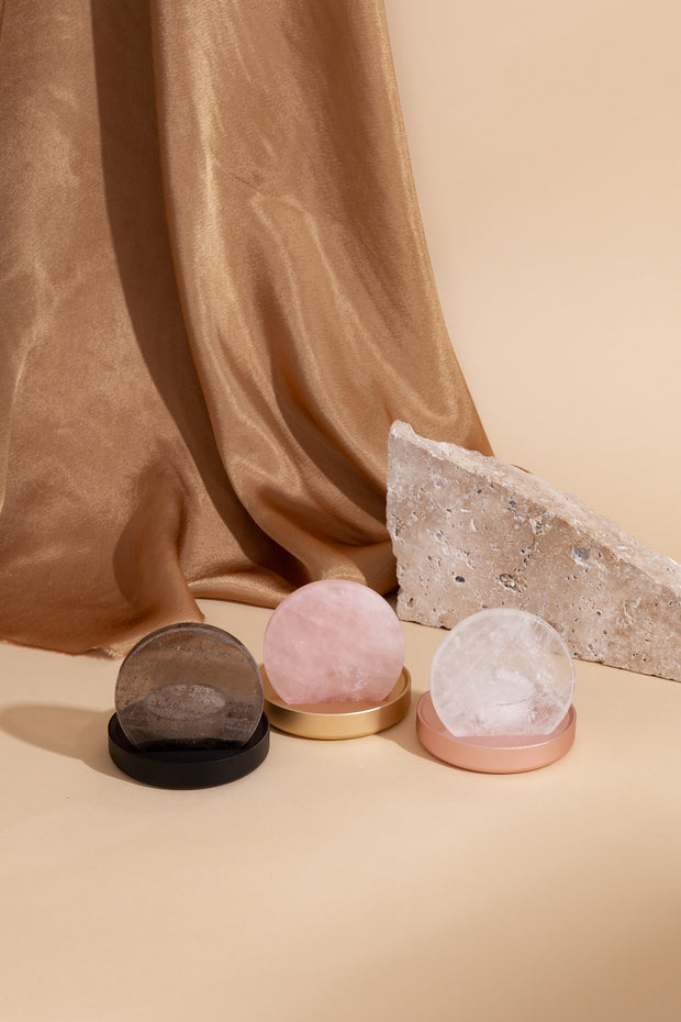 Quartz crystal tea light candle holders. The perfect gift for her